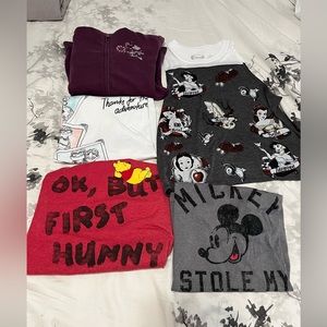 Disney Top Clothing Lot (L-XL) 5 items